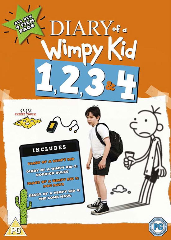 Diary Of A Wimpy Kid 1 to 4 - Diary Of A Wimpy Kid 14 - Film - 20th Century Fox - 5039036081931 - 23. oktober 2017