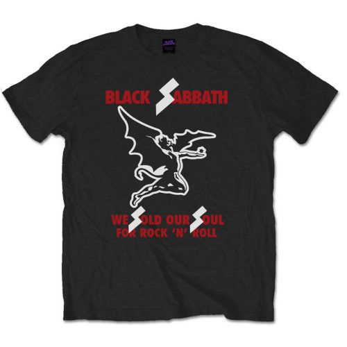 Black Sabbath Unisex T-Shirt: Sold our Soul - Black Sabbath - Fanituote - ROFF - 5055295356931 - maanantai 9. kesäkuuta 2014