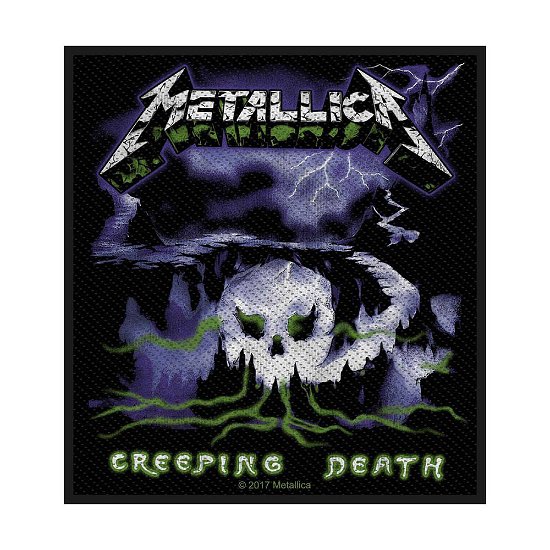 Metallica Standard Woven Patch: Creeping Death - Metallica - Merchandise - PHD - 5055339782931 - 19 augusti 2019