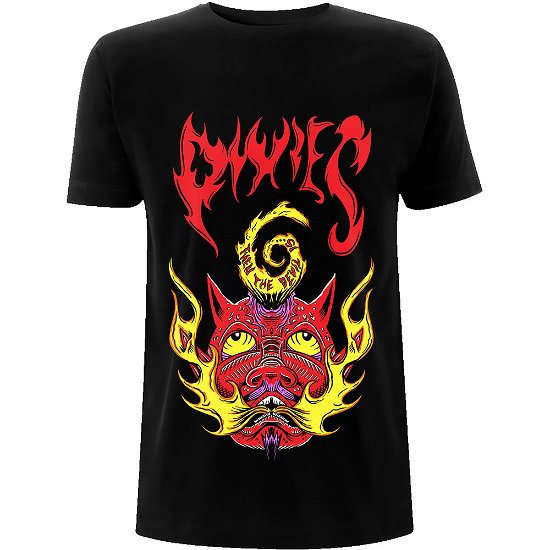 Cover for Pixies · Pixies Unisex T-Shirt: Devil Is (T-shirt) [size S] [Black - Unisex edition] (2021)