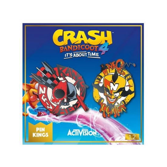 Merchandise Crash Bandicoot 2020 Pin Kings 1.2 - Numskull - Merchandise - NUMSKULL - 5056280421931 - October 18, 2020