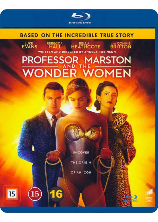 Cover for Luke Evans / Rebecca Hall / Bella Heathcote / Connie Britton · Professor Marston &amp; The Wonder Women (Blu-Ray) (2018)