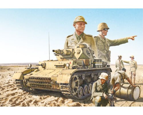Cover for Italeri · Italeri - 1/35 Pz.kpfw. Iv Ausf.f1/f2/g W/ Afrika Korps Infan (8/22) * (Legetøj)
