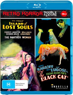 Cover for Blu-ray · Island of Lost Souls (1932) &amp; the Black Cat (1934) (Retro Horror #4) (Blu-ray) (Blu-ray) (2022)