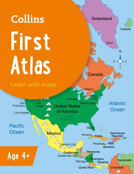 Cover for Collins Maps · Collins First Atlas: Ideal for Learning at School and at Home - Collins School Atlases (Paperback Book) [3 Revised edition] (2022)