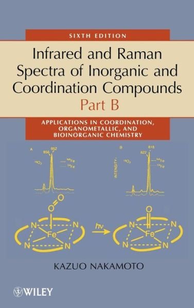 Cover for Nakamoto, Kazuo (Marquette University) · Infrared and Raman Spectra of Inorganic and Coordination Compounds, Part B: Applications in Coordination, Organometallic, and Bioinorganic Chemistry (Hardcover Book) (2009)