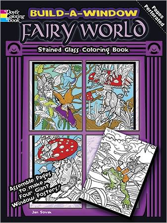 Cover for Jan Sovak · Build a Window Stained Glass Coloring Book, Fairy World - Build Window Stained Glass Coloring Book (Paperback Book) (2012)