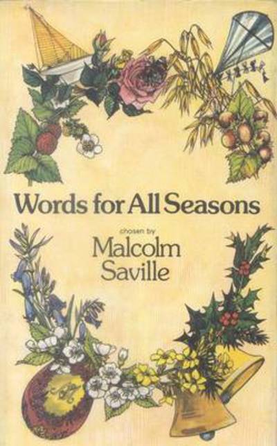 Cover for Malcolm Saville · Words for All Seasons (Hardcover Book) (1988)