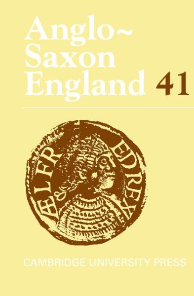 Cover for Malcolm Godden · Anglo-Saxon England: Volume 41 - Anglo-Saxon England (Inbunden Bok) (2013)