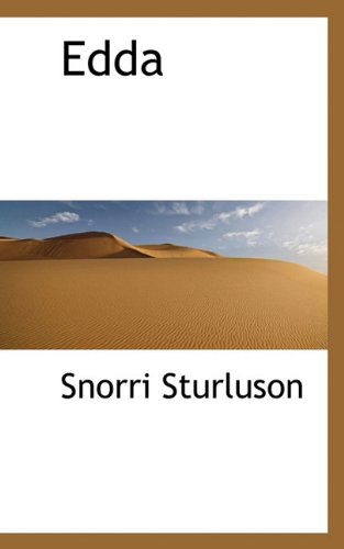 Cover for Snorri Sturluson · Edda (Innbunden bok) (2009)