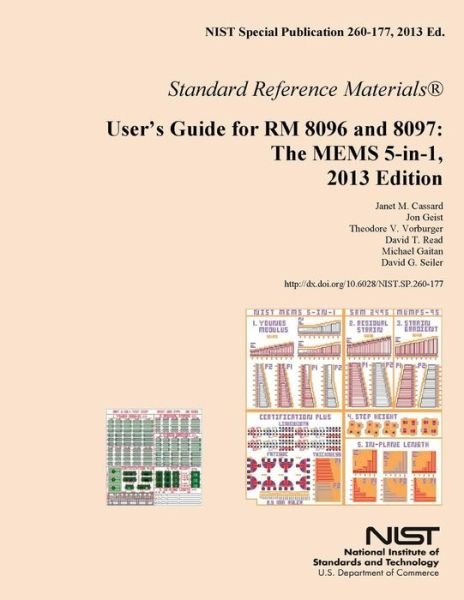 Cover for U S Department of Commerce · User's Guide for Rm 8096 and 8097: the Mems 5-in-1, 2013 Edition (Taschenbuch) (2014)