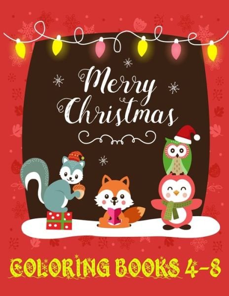 Cover for Masab Press House · Merry Christmas Coloring Books 4-8 (Pocketbok) (2019)