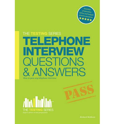 Cover for Richard McMunn · Telephone Interview Questions and Answers Workbook + FREE Access to Online TRAINING VIDEOS - Testing Series (Paperback Book) (2015)