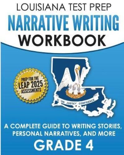Cover for Test Master Press Louisiana · LOUISIANA TEST PREP Narrative Writing Workbook Grade 4 (Paperback Book) (2017)