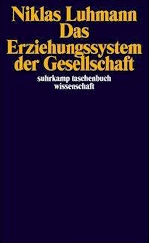 Cover for Niklas Luhmann · Suhrk.TB.Wi.1593 Luhmann.Erziehungssyst (Bog)