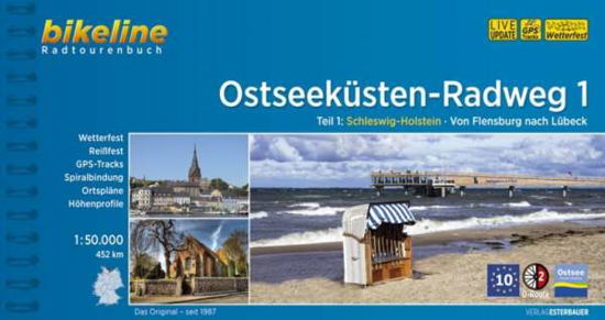 Cover for Esterbauer · Ostseeküsten-Radweg 1: Schleswig-Holstein : Von Flensburg nach Lübeck (Book) (2019)