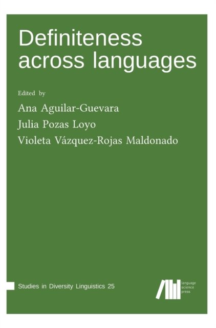 Cover for Ana Aguilar-Guevara · Definiteness across languages (Innbunden bok) (2019)