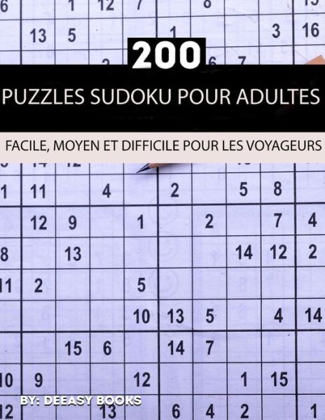 Puzzles sudoku pour adultes - Deeasy Books - Kirjat - andreea mogos - 9787655044931 - maanantai 19. huhtikuuta 2021