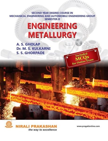 Cover for Advait S Gholap · Engineering Metallurgy (Pocketbok) (2014)