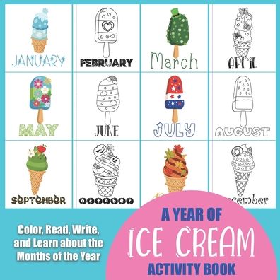 Cover for Years Truly · A Year of Ice Cream Activity Book (Pocketbok) (2020)