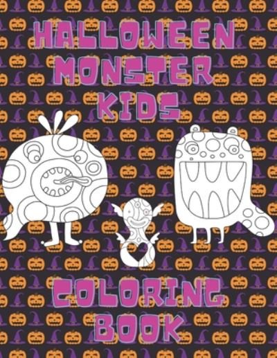 Cover for Fkld Note · Halloween Monster Kids Coloring Book (Paperback Book) (2020)