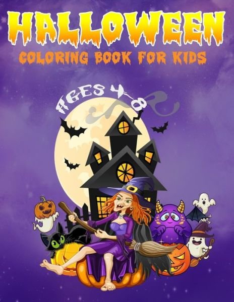 Cover for Xskul Art · Halloween Coloring Book for Kids Ages 4-8 (Paperback Book) (2020)