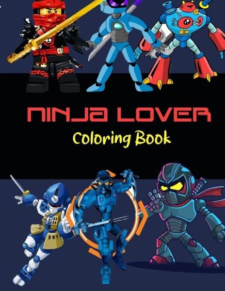 Cover for Fletcher Huel · NINJA LOVER Coloring Book (Paperback Bog) (2021)