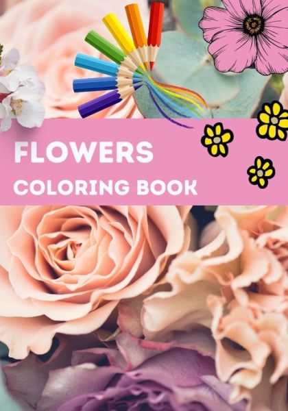 Cover for Flaubert · Flowers coloring book (Paperback Book) (2021)