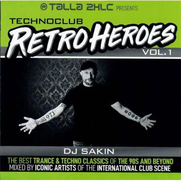 Cover for Talla 2xlc Presents Techno Club Retroheroes Vol.1 (CD) (2023)