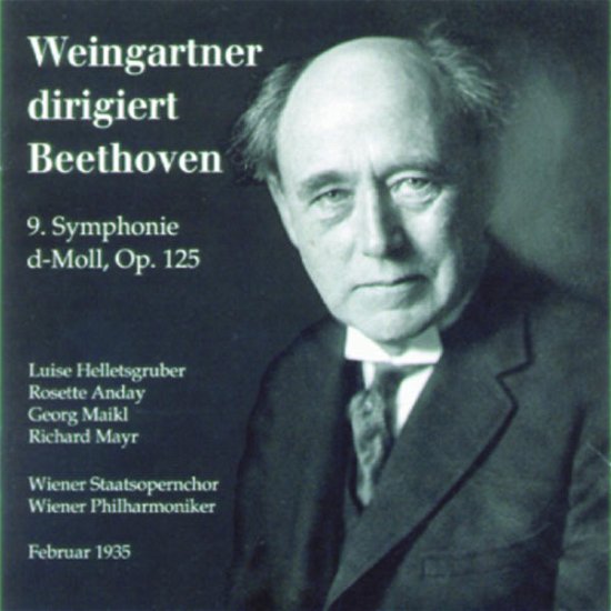 Cover for Weingartner / Anday / Maikl / Helletsgruber / Mayr · Sinfonie Nr 9 1935 (CD) (1994)