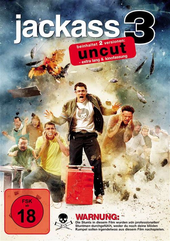 Jackass 3 - Uncut - Johnny Knoxville,chris Pontius,ryan Dunn - Film - PARAMOUNT HOME ENTERTAINM - 4010884540932 - 14. april 2011