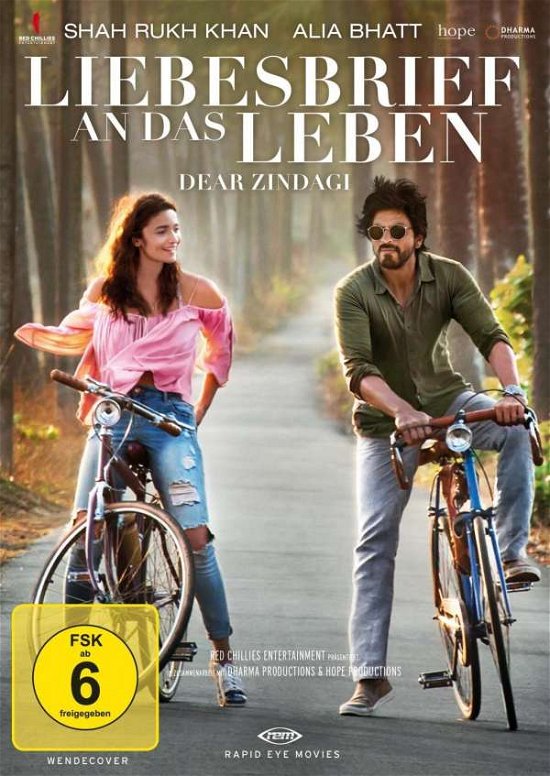Cover for Shah Rukh Khan · Liebesbrief an Das Leben-dear Zin (DVD) (2018)