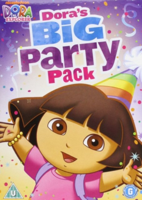 Cover for Dora the Explorer - Doras Big Party Pack · Dora The Explorer - Doras Big (4 Disc) Party Pack (DVD) (2012)