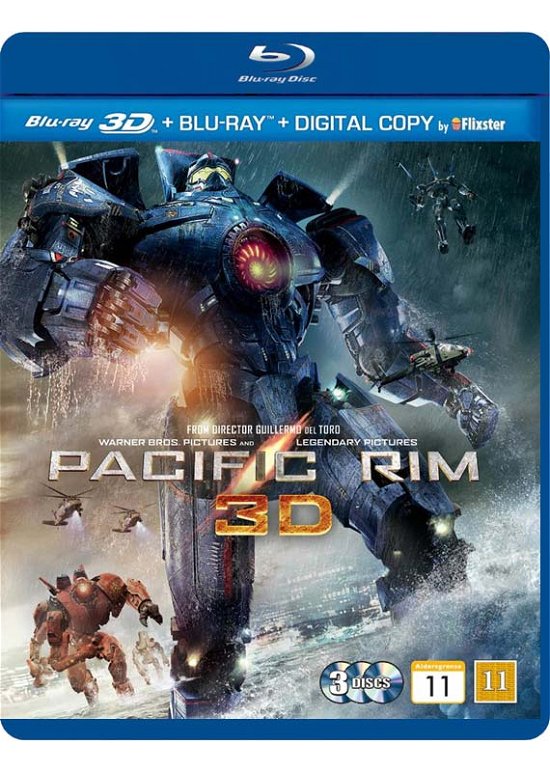 Cover for Charlie Hunnam / Idris Elba / Rinko Kikuchi / Charlie Day / Ron Perlman · Pacific Rim (3D Blu-ray/BD) [3D edition] (2013)