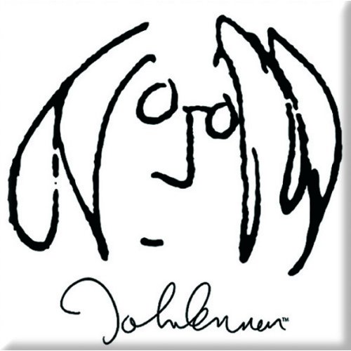 John Lennon Fridge Magnet: Self Portrait Black On White - John Lennon - Merchandise - Epic Rights - 5055295317932 - 17. Oktober 2014