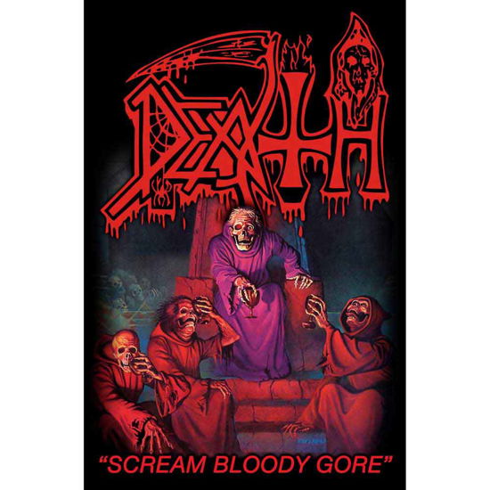 Death Textile Poster: Scream Bloody Gore - Death - Koopwaar -  - 5055339730932 - 