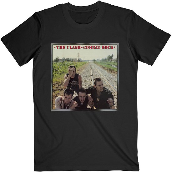 Cover for Clash - The · The Clash Unisex T-Shirt: Combat Rock (T-shirt) [size S] [Black - Unisex edition]