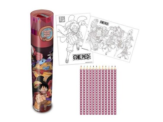 Cover for One Piece · Straw Hat Pirates - Pencil Tube 2 Post (Toys)