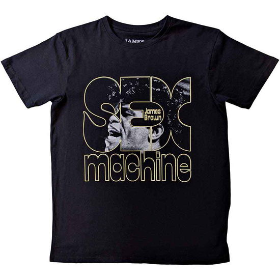 James Brown Unisex T-Shirt: Sex Machine - James Brown - Mercancía -  - 5056561093932 - 