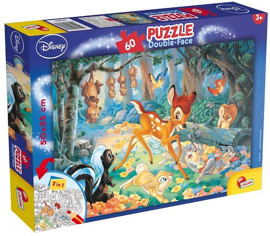 Bambi - Puzzle Double-Face Plus 60 Pz - Bambi - Merchandise -  - 8008324047932 - 