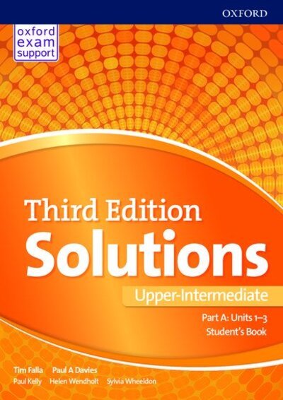 Cover for Paul Davies · Solutions: Upper-Intermediate: Student's Book A Units 1-3: Leading the way to success - Solutions (Pocketbok) [3 Revised edition] (2019)