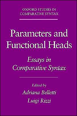 Cover for Rizzi Belletti · Parameters and Functional Heads: Essays in Comparative Syntax - Oxford Studies in Comparative Syntax (Hardcover Book) (1996)