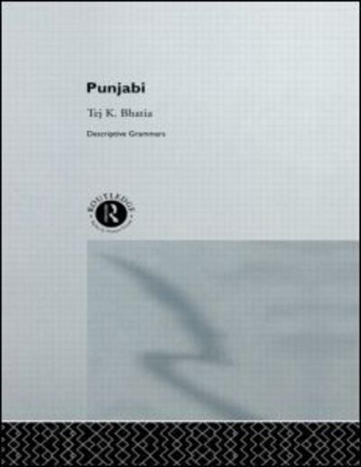 Cover for Tej Bhatia · Punjabi - Descriptive Grammars (Pocketbok) (2010)