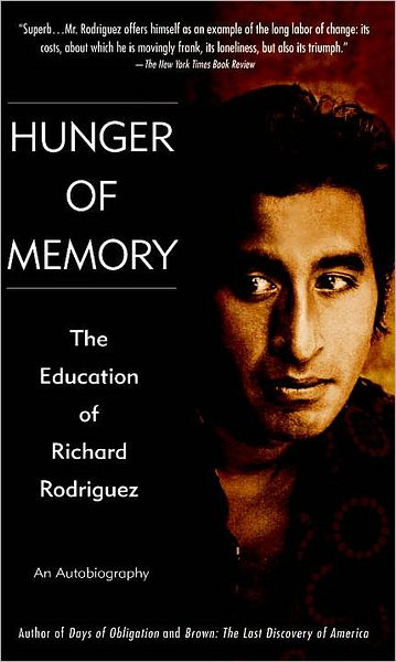 Cover for Richard Rodriguez · Hunger of Memory: The Education of Richard Rodriguez (Paperback Book) (1983)