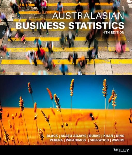 Cover for Black, Ken (University of Houston, Clear Lake, TX) · Australasian Business Statistics (Pocketbok) (2015)