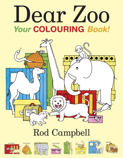 Cover for Rod Campbell · Dear Zoo: Your Colouring Book (Paperback Bog) (2024)