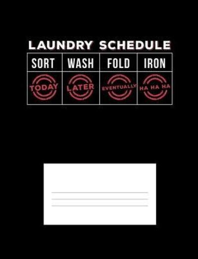 Cover for Punny Notebooks · Laundry Schedule (Paperback Bog) (2019)