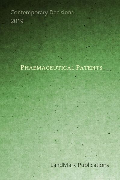 Cover for LandMark Publications · Pharmaceutical Patents (Paperback Book) (2019)