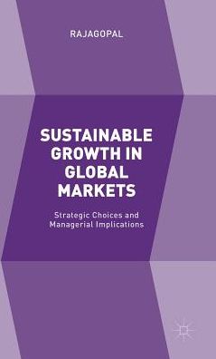 Cover for Rajagopal · Sustainable Growth in Global (Book) (2016)