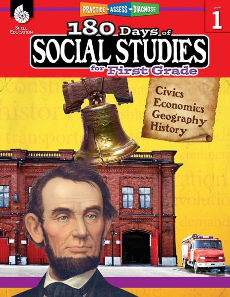 Cover for Kathy Flynn · 180 Days™: Social Studies for First Grade: Practice, Assess, Diagnose - 180 Days of Practice (Paperback Book) (2018)